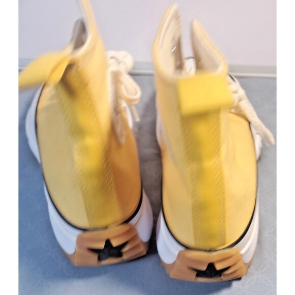 Converse Run Star Hike Hi Women's 8 White Yellow Gum Athletic Shoes Sneakers - Picture 3 of 16